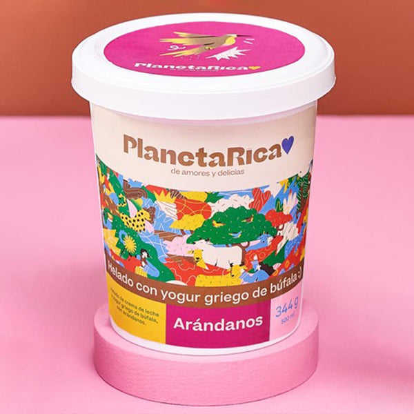 Helado con yogur de Búfala - Arándanos x 500g