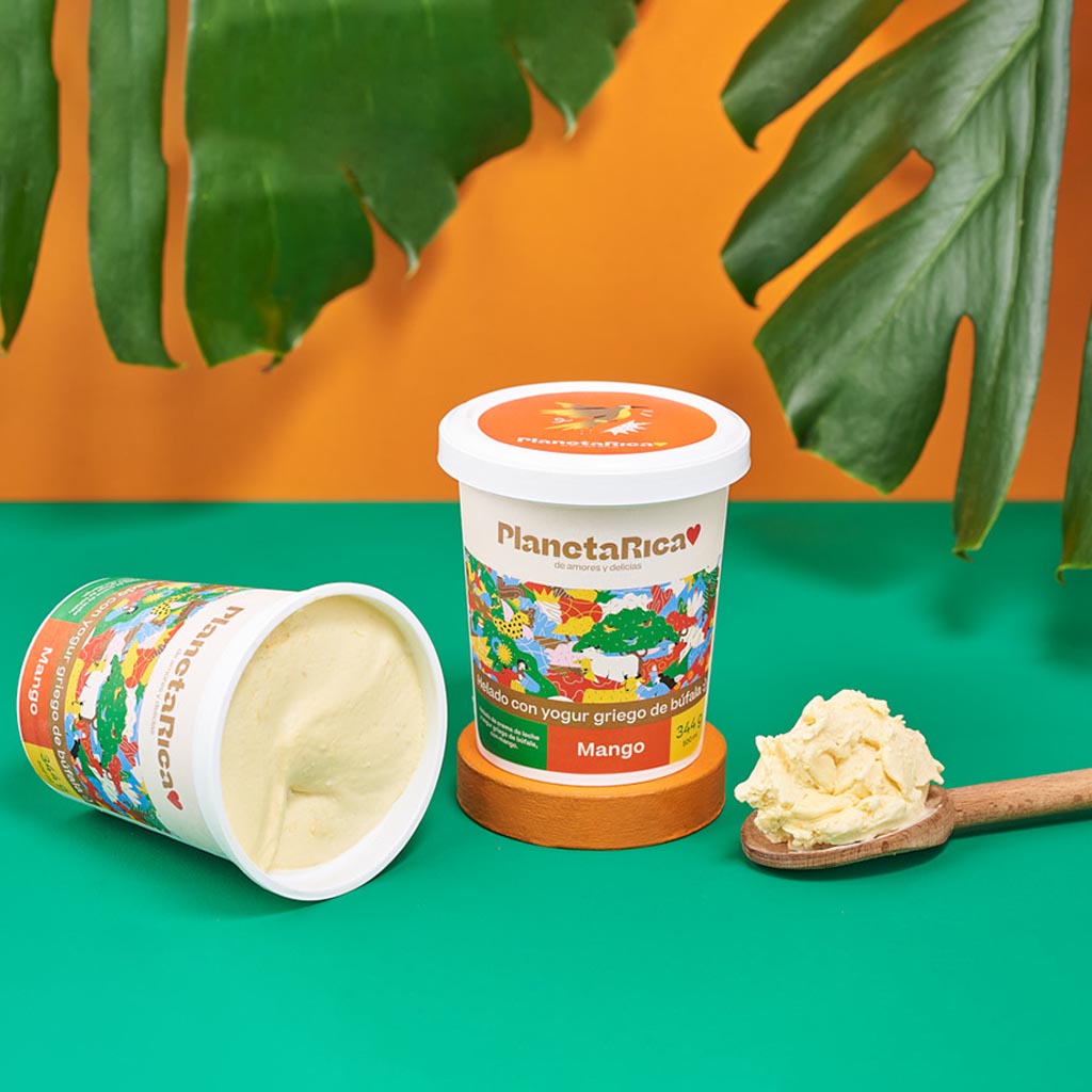 Helado con yogur de Búfala - Mango x 500g