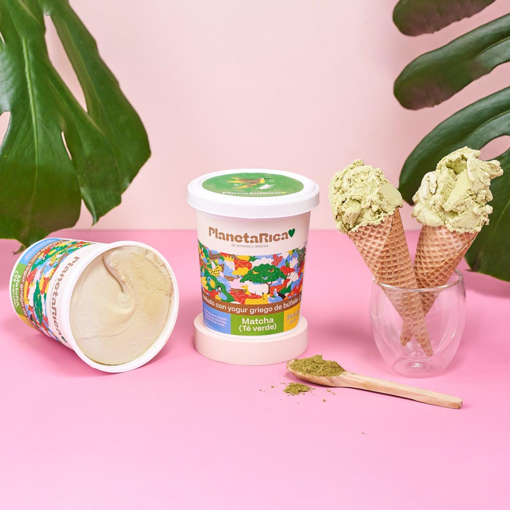 Helado con yogur de Búfala - Matcha x 500g
