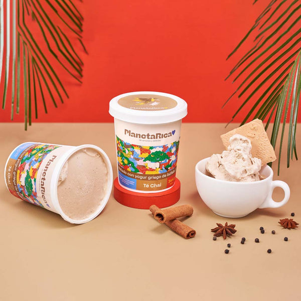 Helado con yogur de Búfala - Té Chai x 500g
