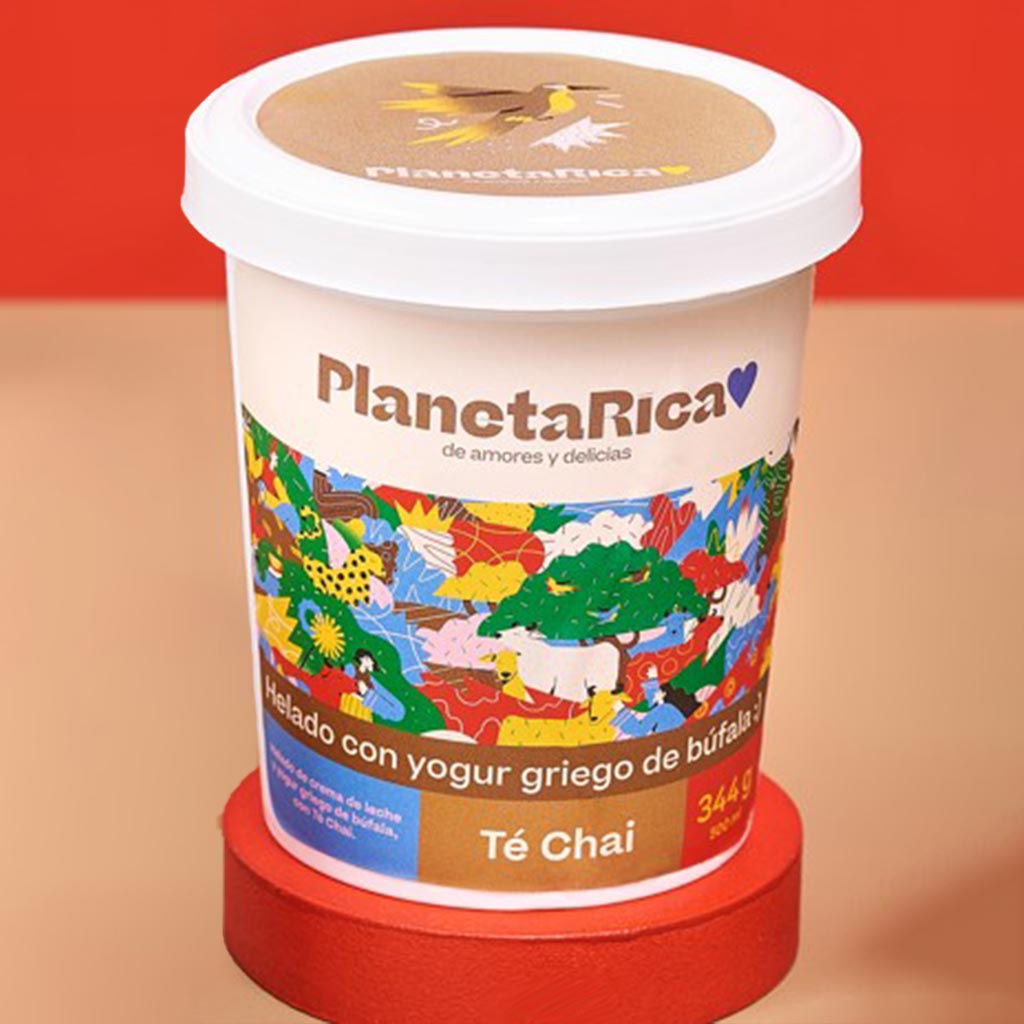 Helado con yogur de Búfala - Té Chai x 500g