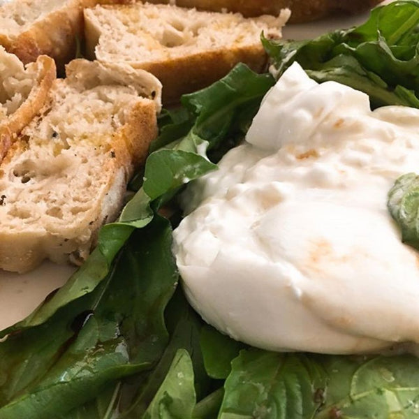 lacteos planetarica ensalada verde con burrata